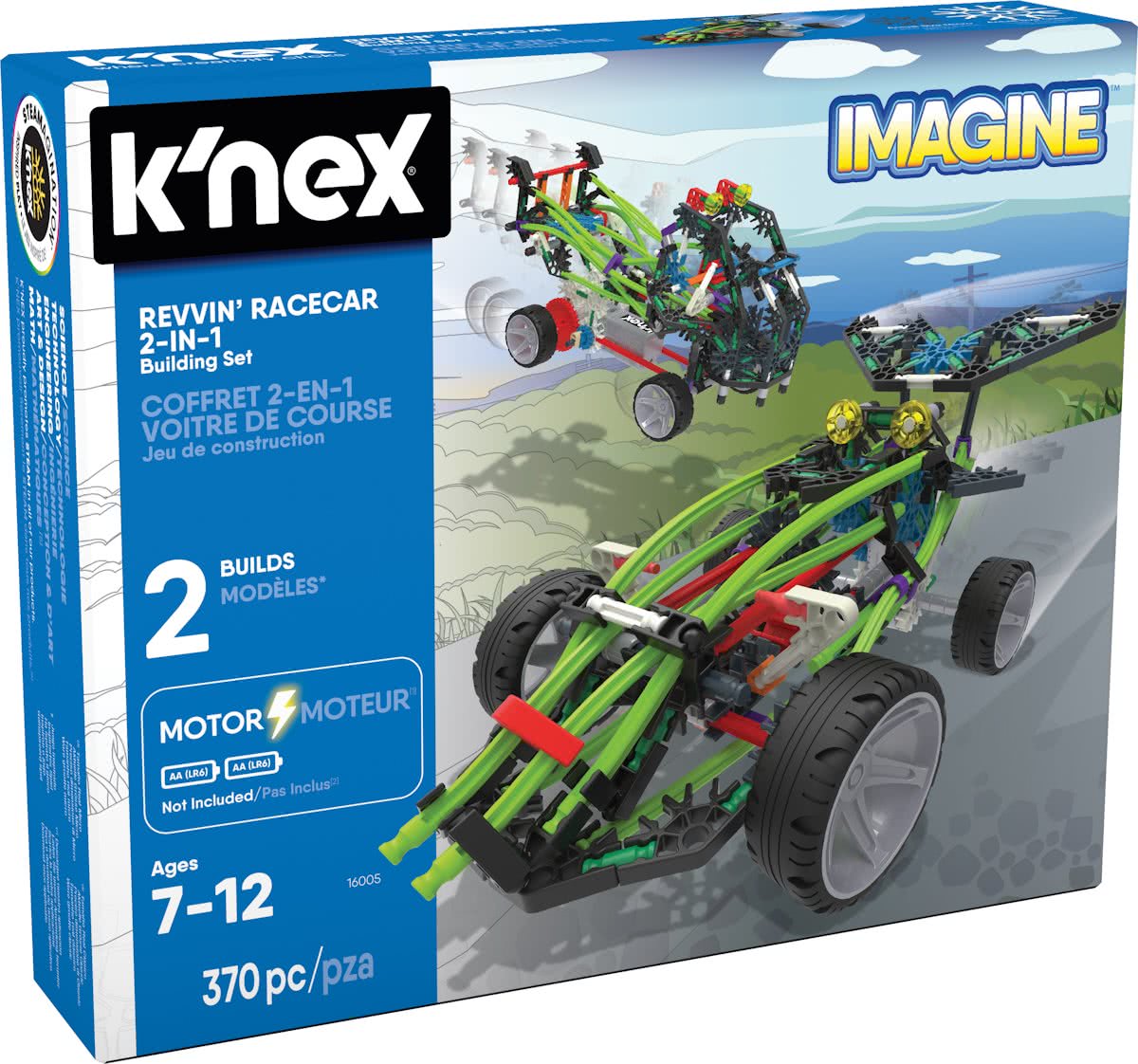 KNEX Revvin Racecar 2-in-1 - Bouwset